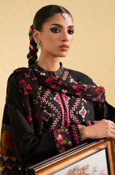 Sapphire - Winter 3PC Dhanak Embroidered Suit - SS0477